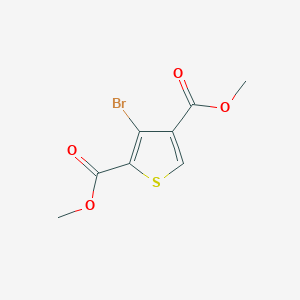 molecular formula C8H7BrO4S B428966 Dimethyl 3-bromothiophene-2,4-dicarboxylate CAS No. 24647-86-7
