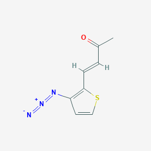 molecular formula C8H7N3OS B428972 4-(3-Azidothien-2-yl)but-3-en-2-one 