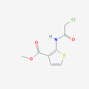 molecular formula C8H8ClNO3S B428974 Methyl 2-[(chloroacetyl)amino]thiophene-3-carboxylate CAS No. 590355-43-4