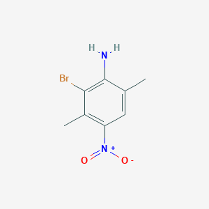 molecular formula C8H9BrN2O2 B428980 2-Bromo-3,6-dimethyl-4-nitroaniline 