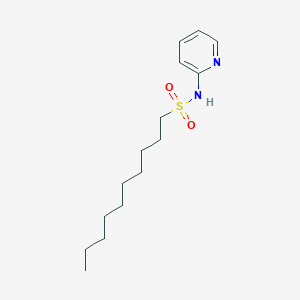 molecular formula C15H26N2O2S B4289941 N-(pyridin-2-yl)decane-1-sulfonamide 