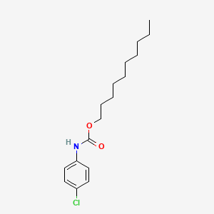 molecular formula C17H26ClNO2 B4290190 decyl N-(4-chlorophenyl)carbamate 