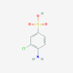 molecular formula C6H6ClNO3S B042906 4-Amino-3-chlorobenzenesulfonic acid CAS No. 98-35-1