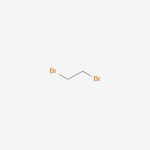molecular formula Br(CH2)2Br<br>C2H4Br2<br>C2H4Br2 B042909 1,2-二溴乙烷 CAS No. 106-93-4