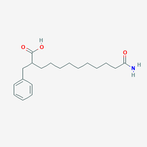 molecular formula C19H29NO3 B4290901 12-amino-2-benzyl-12-oxododecanoic acid 