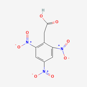 molecular formula C8H5N3O8 B4291018 2-(2,4,6-trinitrophenyl)acetic acid CAS No. 77601-83-3