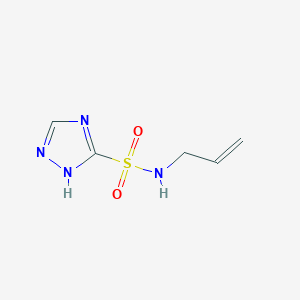 molecular formula C5H8N4O2S B4291305 N-(prop-2-en-1-yl)-4H-1,2,4-triazole-3-sulfonamide 