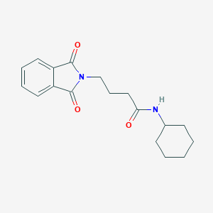 molecular formula C18H22N2O3 B429144 N-cyclohexyl-4-(1,3-dioxo-1,3-dihydro-2H-isoindol-2-yl)butanamide CAS No. 4873-72-7