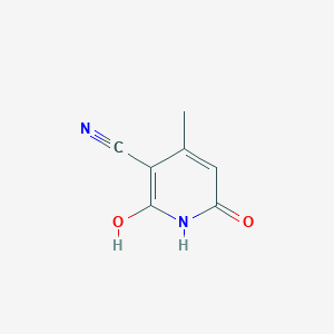 molecular formula C7H6N2O2 B042923 2,6-Dihydroxy-4-methyl-3-pyridinecarbonitrile CAS No. 5444-02-0