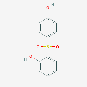 molecular formula C12H10O4S B042947 2,4'-Dihydroxydiphenyl sulfone CAS No. 5397-34-2