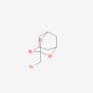 molecular formula C8H11BrO3 B042948 3-(Bromomethyl)-2,4,10-trioxaadamantane CAS No. 157371-80-7
