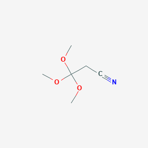molecular formula C6H11NO3 B042950 3,3,3-Trimethoxypropionitrile CAS No. 70138-31-7