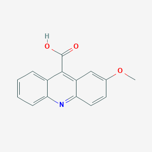 molecular formula C15H11NO3 B042957 2-甲氧基吖啶-9-羧酸 CAS No. 130266-57-8