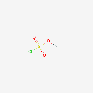 molecular formula CH3ClO3S B042958 Methyl chlorosulfonate CAS No. 812-01-1