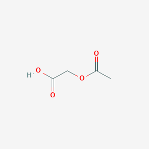 molecular formula C4H6O4 B042962 乙酰氧基乙酸 CAS No. 13831-30-6