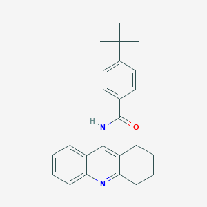 4-tert-butyl-N-(1,2,3,4-tetrahydroacridin-9-yl)benzamide