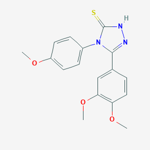 5-(3,4-dimethoxyphenyl)-4-(4-methoxyphenyl)-2,4-dihydro-3H-1,2,4-triazole-3-thione