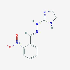 2-nitrobenzaldehyde 4,5-dihydro-1H-imidazol-2-ylhydrazone