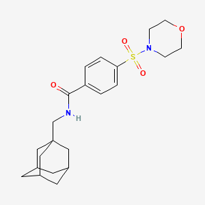 molecular formula C22H30N2O4S B4296454 N-[(ADAMANTAN-1-YL)METHYL]-4-(MORPHOLINE-4-SULFONYL)BENZAMIDE 
