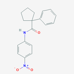 molecular formula C18H18N2O3 B429656 N-(4-nitrophenyl)-1-phenylcyclopentane-1-carboxamide CAS No. 330454-19-8