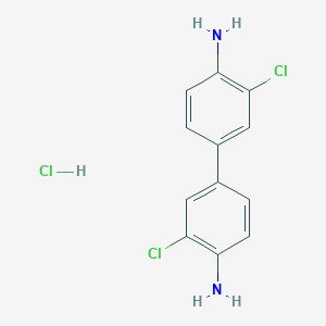 molecular formula C12H12Cl4N2 B042978 3,3'-二氯联苯二盐酸盐 CAS No. 612-83-9