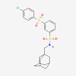 molecular formula C23H26ClNO4S2 B4297882 Nav1.8-IN-15 