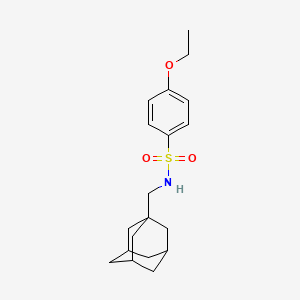 molecular formula C19H27NO3S B4298585 N-[(ADAMANTAN-1-YL)METHYL]-4-ETHOXYBENZENE-1-SULFONAMIDE 
