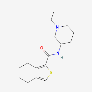 molecular formula C16H24N2OS B4299094 N-(1-ETHYL-3-PIPERIDINYL)-4,5,6,7-TETRAHYDRO-2-BENZOTHIOPHENE-1-CARBOXAMIDE 