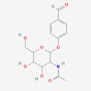 molecular formula C15H19NO7 B4299293 N-[(2S,3R,4R,5S,6R)-2-(4-formylphenoxy)-4,5-dihydroxy-6-(hydroxymethyl)oxan-3-yl]acetamide 
