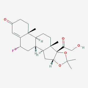 molecular formula C24H33FO5 B042999 11-Deoxyflurandrenolone CAS No. 1526-01-8