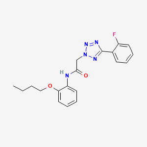 molecular formula C19H20FN5O2 B4300007 N-(2-BUTOXYPHENYL)-2-[5-(2-FLUOROPHENYL)-2H-1,2,3,4-TETRAZOL-2-YL]ACETAMIDE 