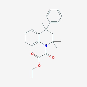 ethyl oxo(2,2,4-trimethyl-4-phenyl-3,4-dihydroquinolin-1(2H)-yl)acetate