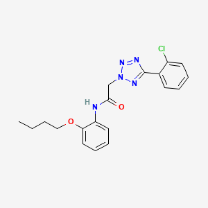 molecular formula C19H20ClN5O2 B4300428 N-(2-BUTOXYPHENYL)-2-[5-(2-CHLOROPHENYL)-2H-1,2,3,4-TETRAZOL-2-YL]ACETAMIDE 