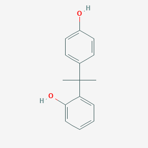 molecular formula C15H16O2 B043005 Phenol, 2-[1-(4-hydroxyphenyl)-1-methylethyl]- CAS No. 837-08-1