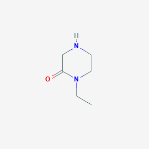 molecular formula C6H12N2O B043009 1-乙基哌嗪-2-酮 CAS No. 59702-08-8