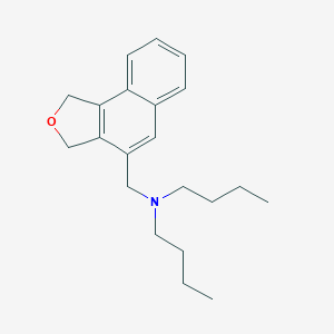 molecular formula C21H29NO B430091 Dibutyl-(1,3-dihydro-naphtho[1,2-c]furan-4-ylmethyl)-amine 
