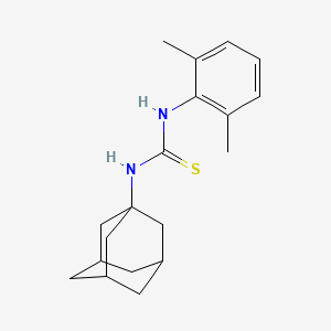 molecular formula C19H26N2S B4301029 N-(1-ADAMANTYL)-N'-(2,6-DIMETHYLPHENYL)THIOUREA 