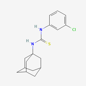 molecular formula C17H21ClN2S B4301489 N-(1-ADAMANTYL)-N'-(3-CHLOROPHENYL)THIOUREA 