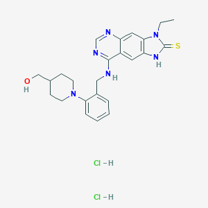 molecular formula C24H30Cl2N6OS B043015 Thioquinapiperifil dihydrochloride CAS No. 204077-66-7