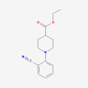 Ethyl 1-(2-cyanophenyl)-4-piperidinecarboxylate