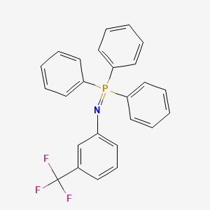 molecular formula C25H19F3NP B4302211 Benzenamine, 3-(trifluoromethyl)-N-(triphenylphosphoranylidene)- CAS No. 53120-48-2