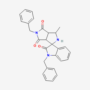 1,5'-dibenzyl-3'-methyl-3a',6a'-dihydro-2'H-spiro[indole-3,1'-pyrrolo[3,4-c]pyrrole]-2,4',6'(1H,3'H,5'H)-trione