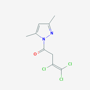 3,5-dimethyl-1-(3,4,4-trichlorobut-3-enoyl)-1H-pyrazole