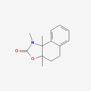 molecular formula C14H17NO2 B4302762 1,3a,9b-trimethyl-3a,4,5,9b-tetrahydronaphtho[1,2-d][1,3]oxazol-2(1H)-one 