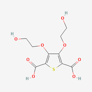 3,4-bis(2-hydroxyethoxy)thiophene-2,5-dicarboxylic acid