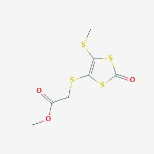 methyl {[5-(methylthio)-2-oxo-1,3-dithiol-4-yl]thio}acetate