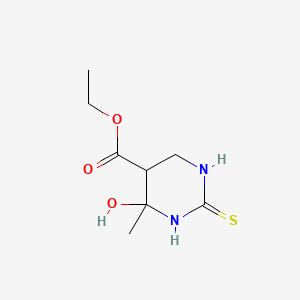 molecular formula C8H14N2O3S B4303016 ETHYL 4-HYDROXY-4-METHYL-2-THIOXOHEXAHYDRO-5-PYRIMIDINECARBOXYLATE 