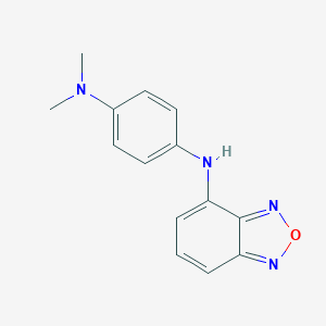 molecular formula C14H14N4O B430347 N-(2,1,3-benzoxadiazol-4-yl)-N-[4-(dimethylamino)phenyl]amine 