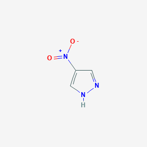 molecular formula C3H3N3O2 B043035 4-硝基-1H-吡唑 CAS No. 2075-46-9