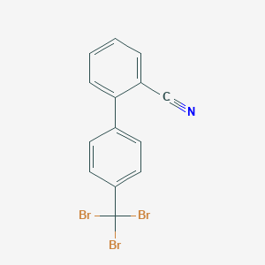 B043047 4'-(Tribromomethyl)-[1,1'-biphenyl]-2-carbonitrile CAS No. 876063-64-8